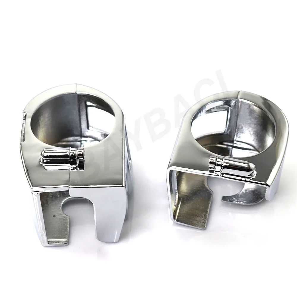 Motorcycle Chrome Handlebar Switch Housing Covers Cap For Yamaha V Star V-Star VSTAR 1100 Classic & Silverado Models Only