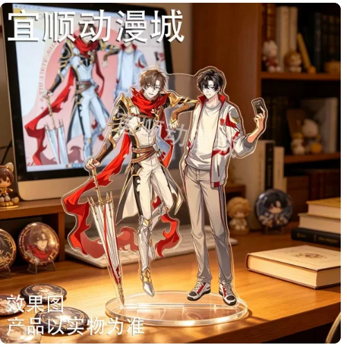 Image of Japanischer Anime The King’s Avatar Zhang Jiale Ye Xiu Acryl-Standfigur Modellplatte Cosplay-Kollektion Desktop-Dekoration Geschenke MM