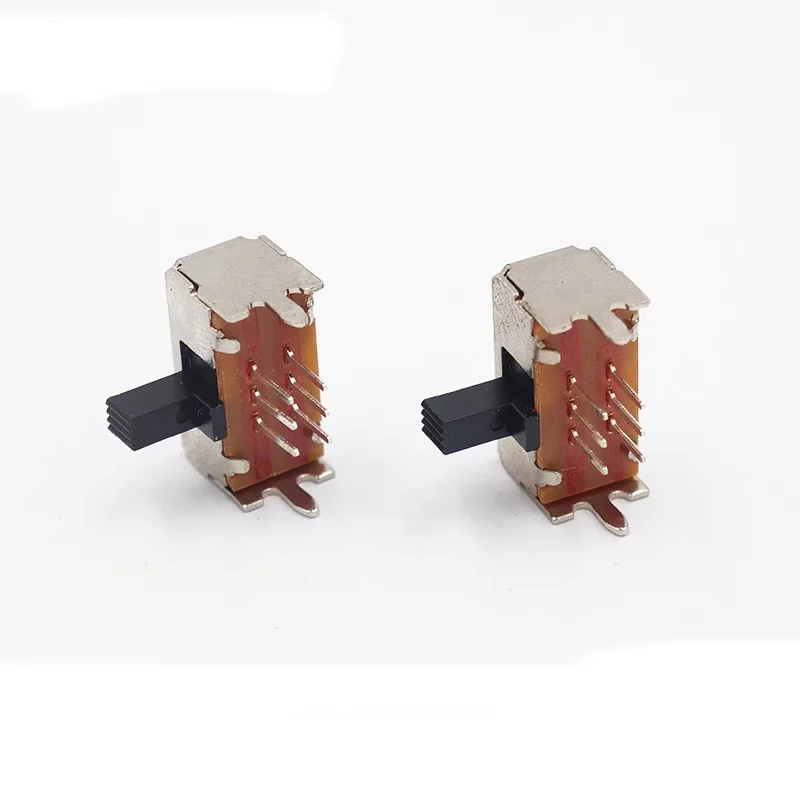 5PCS/LOT SK-22D15 6-pin horizontal side handle toggle switch 2-speed audio power amplifier toggle switch sliding switch