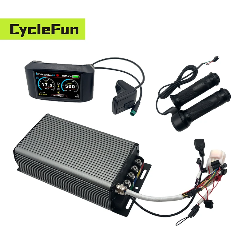 BLDC Sabvoton V2 1000W 2000W SVMC7260 APT Protocol Controller With TFT 750C Display And ZX01 Twist Throttle Electric Dirt Bike