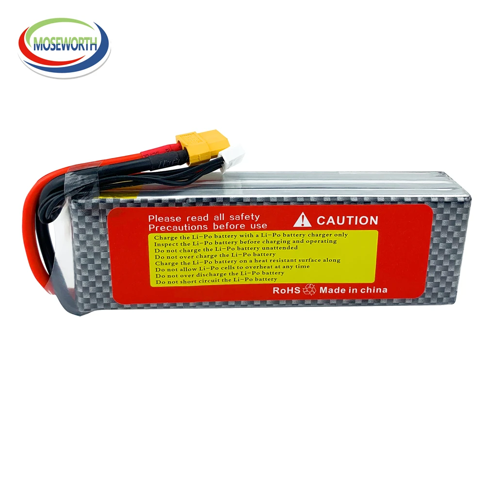 4S 14.8V 3000mAh 30C 40C 60C batteria Lipo per RC Drone Aircraft Quadcopter elicottero aereo auto telecomando giocattoli batteria