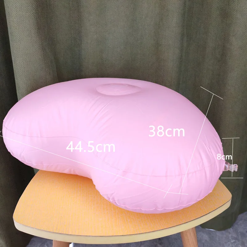 Inflatable love heart pillow love posture air mattress furniture pillow body support cushion men\'s and women\'s play toy pillow