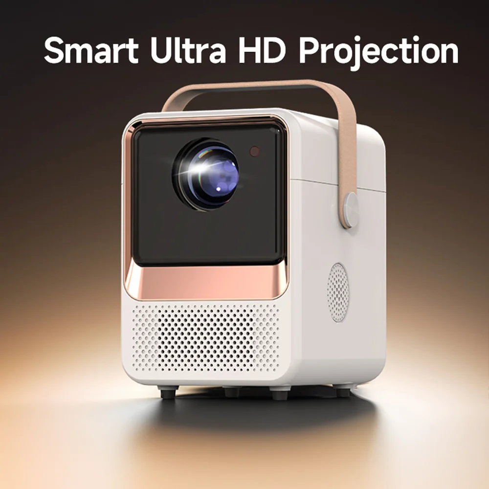 Intelligenter Mini Tragbarer Kabelloser Projektor Android 11 200 ANSI Lumen 4K Full HD Video Unterstützt Elektrischer Fokus mit WLAN Bluetooth 5 für Heimkino – Detail 2