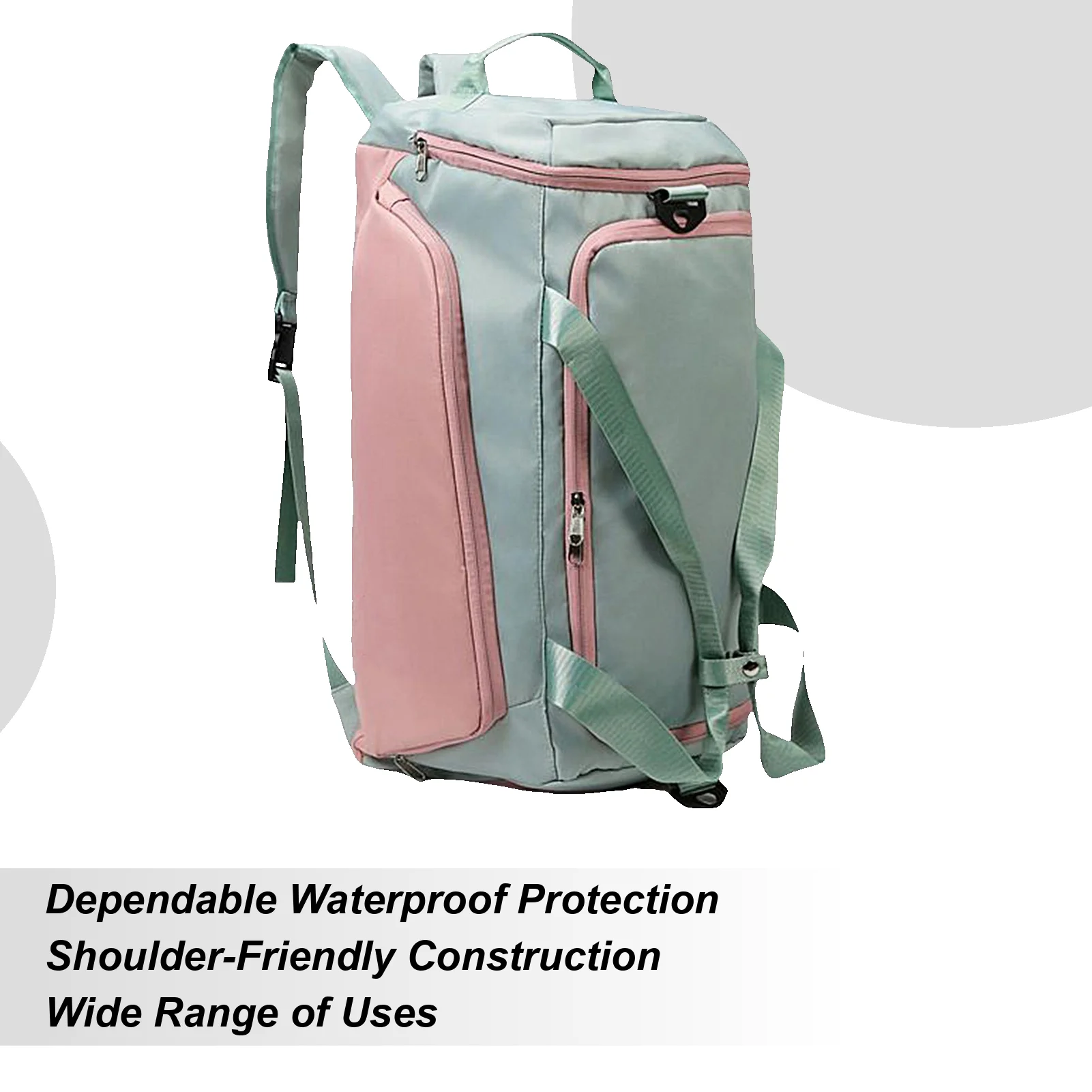 

Спортивная сумка для спортзала, большая вместительная спортивная сумка, водонепроницаемый рюкзак для тренировок для путешествий, тренажерного зала, йоги, плавания, баскетбола, футбола, любителей