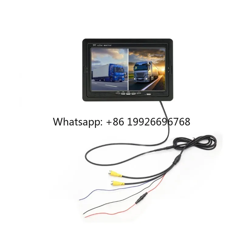 

Bus 7 Inch Car Lcd Product 2 Split Screen with Outer Frame for Car Truck Bus Reverse Rear View Security