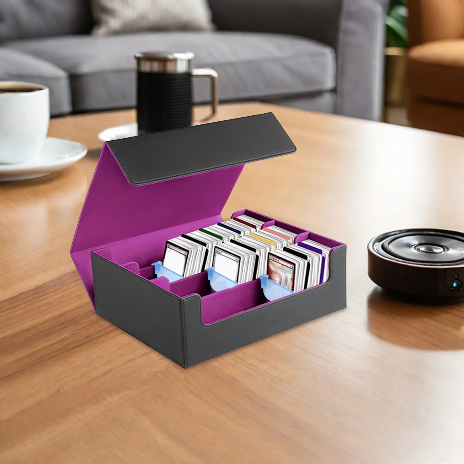 

10 шт. синих многоразовых пластиковых разделителей для спортивных карт, клипсы для хранения в футлярах для карточных игр - компактные разделительные пластины для защиты и сортировки