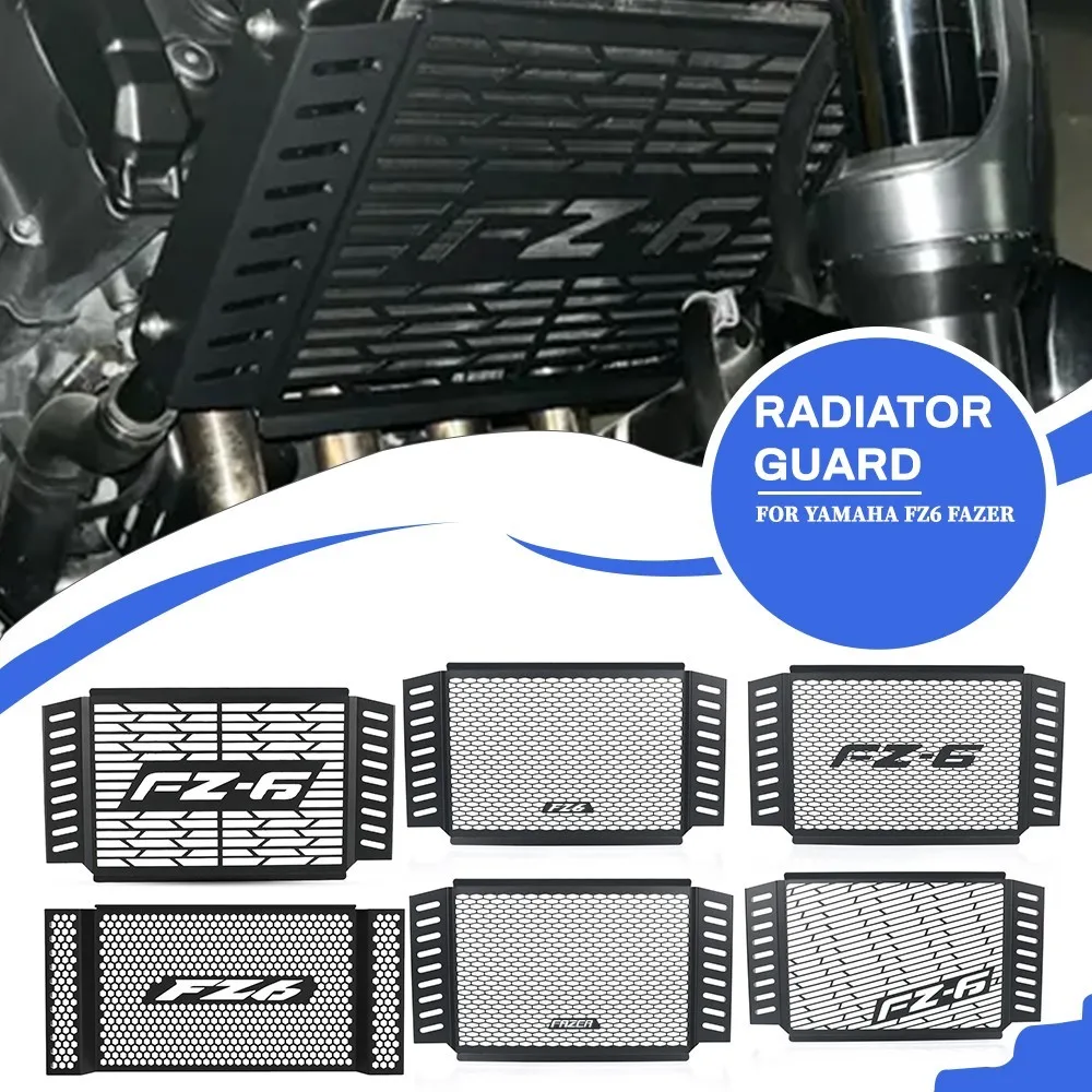 

For Yamaha FZ6 FAZER 600 FZ6S FZ6N FZ6 S/N FAZER600 FZ600 FZ 600 2004 2005 2006 2007 2008 2009 2010 Radiator Grille Guard Cover