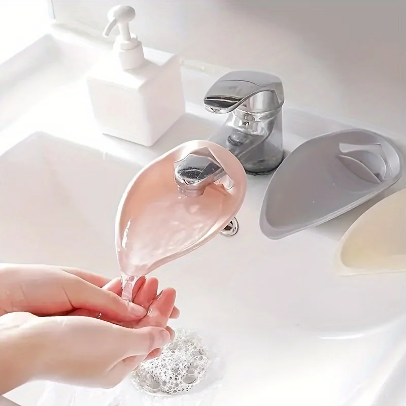 

1/3 шт. Силиконовый удлинитель для смесителя, насадка-распределитель воды для кухни и ванной, помощник для мытья рук, удлинитель смесителя с защитой от брызг