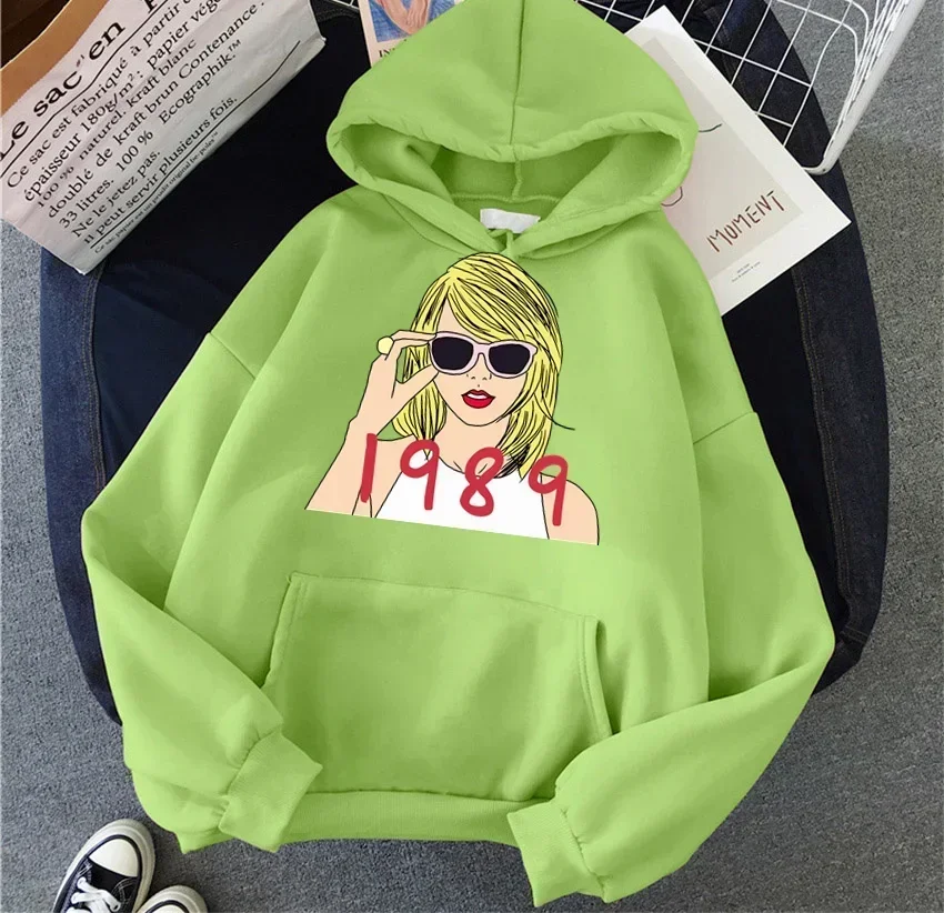 Taylor The Eras Tour Print Oversized Pullover Hoodies Women Men Streetwear Unisex Sweatshirt Midnight Album Swift Womens Hoodie