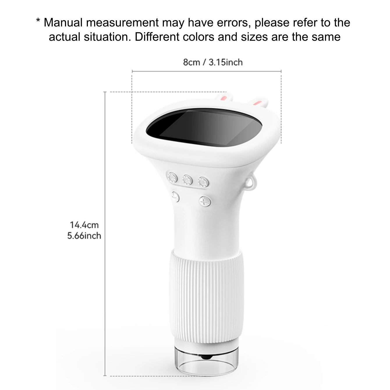 مجهر رقمي محمول للأطفال بشاشة عرض عالية الدقة مقاس 2 بوصة تكبير 1000X مع أضواء LED لالتقاط الصور والفيديو هدية عيد الميلاد المثالية لعيد الميلاد