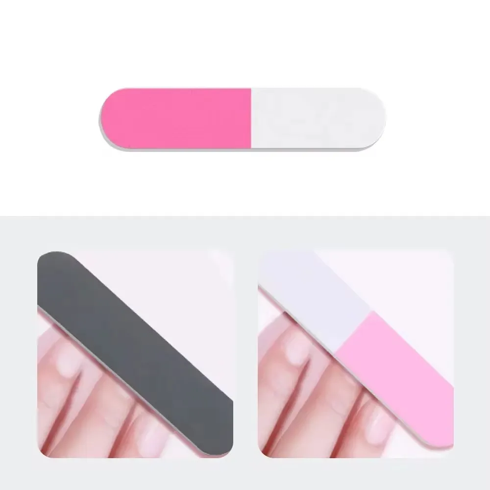 Nail Art Tool Set met led UV-nagellamp Nagelborstelset Nagelscheider Polijstblok Geschikt voor beginners en nageltechnici