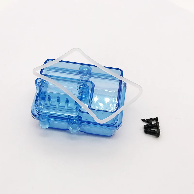 Waterproof Receiver Protector ESC Dustproof Case Transparent Box for RC Car Model 1/10 Traxxas Axial Scx10 HSP D90 D110 Part