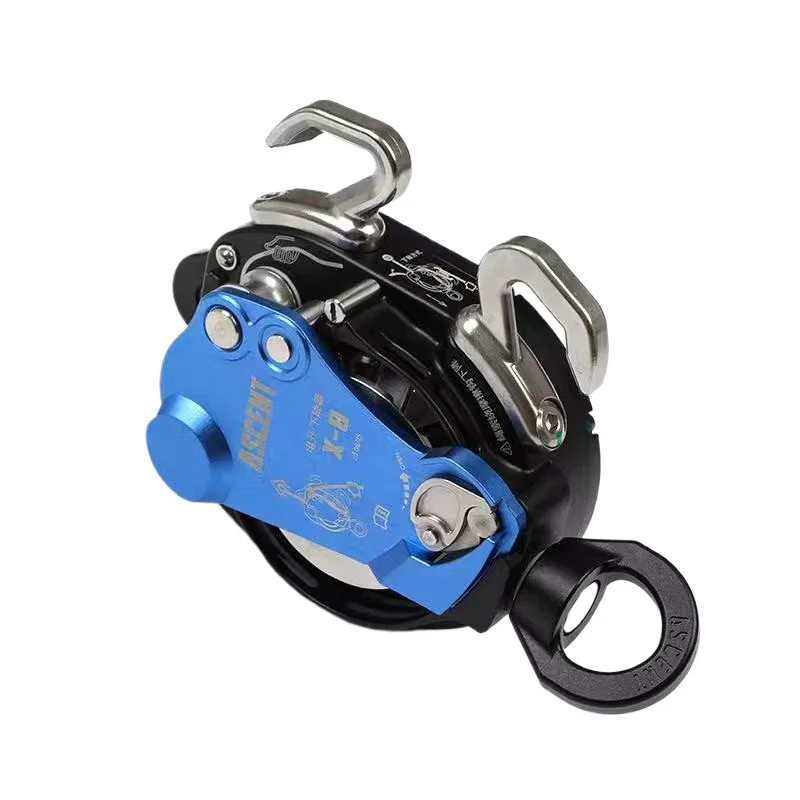 جهاز نزول البكرة الكهربائية NTR ASCENT X-8 مع وصلات عالمية، لرفع التسلق/السلع السفلي أو الموظفين