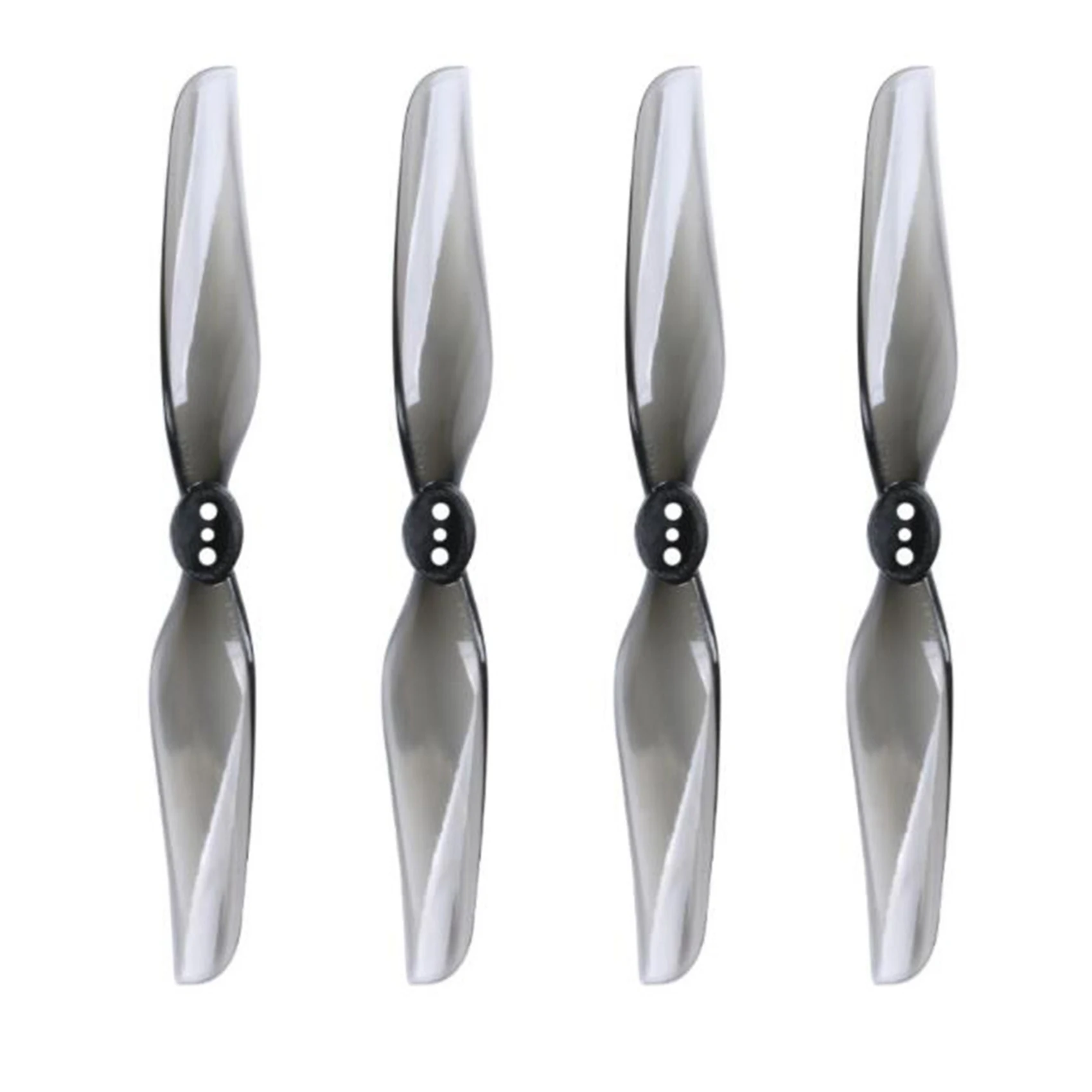 AS95-4 пара для Nazgul 4030, опора с 2 лезвиями, лопасть пропеллера, лопатка, воздушный винт, ветровая палочка, прозрачный серый и прозрачный синий