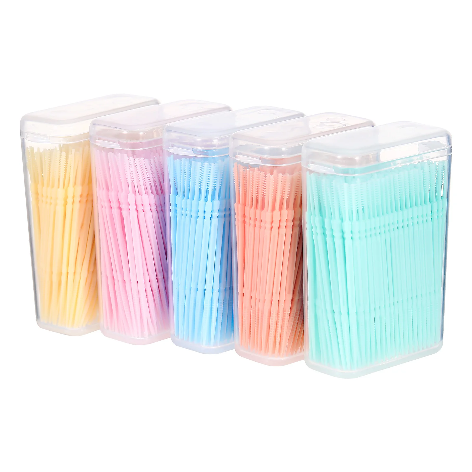 

Safe Toothpicks Floss Brush Interdental Jednorazowe, miękkie, dwugłowe środki czyszczące do zębów Premium