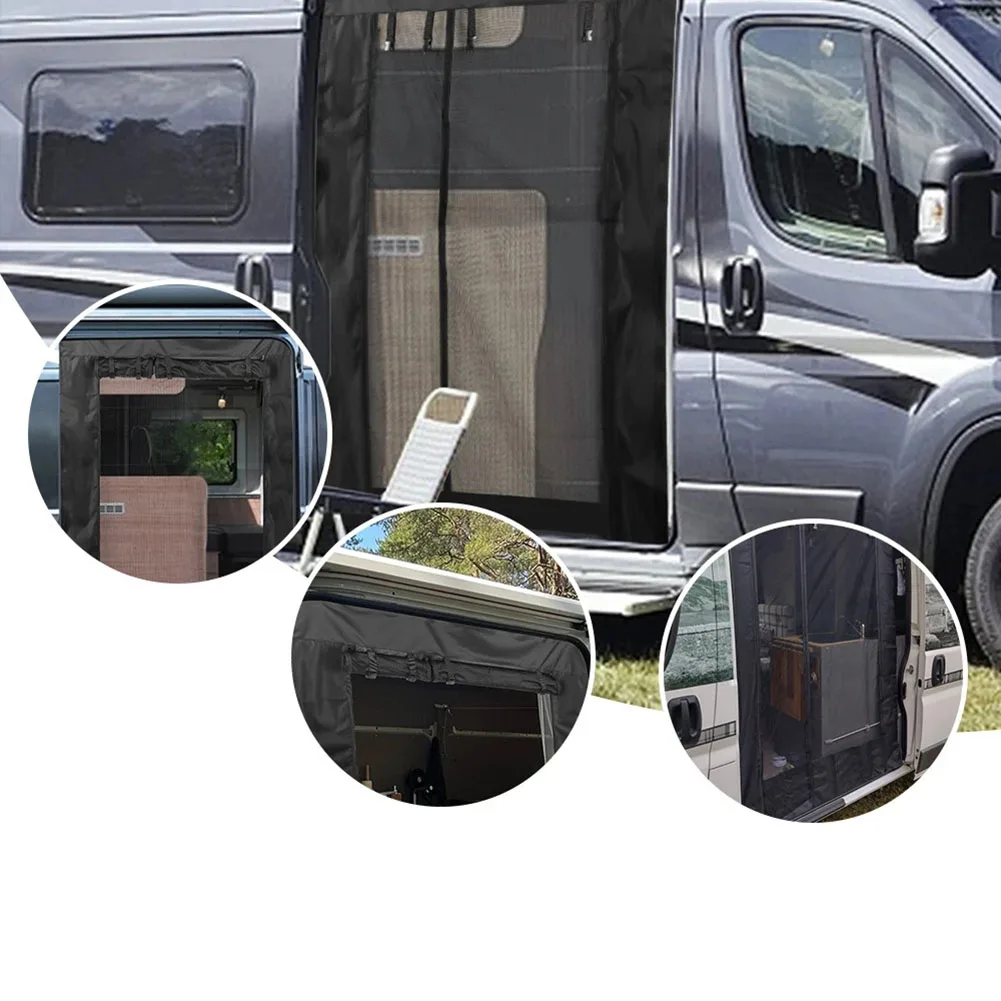 

RV Fly-proof Curtains 70*200cm Magnetic Fly Screen For Sliding Doors - 70x200cm Net Protection & Easy Install Shade Accessories