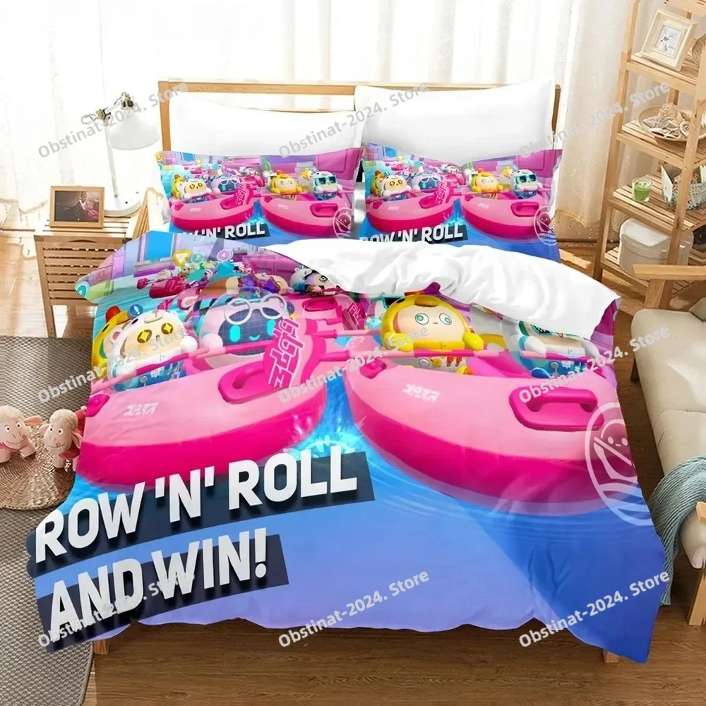 

Eggy Party Bedding Set Pillowcases Single Twin Full Queen King Kids Bed Linen 3d Printed Game Eggy Duvet Covers
