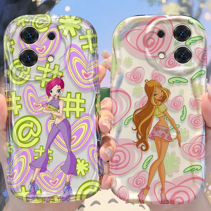 Xiaomi Redmi Note 13 - Чехол Blonde Fairy Pink Rose Flora