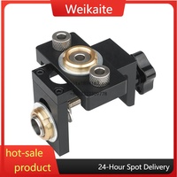 Pocket Hole Jig Kit for Straight Holes Wooden Dowel Drilling Template Set with Positioning Clip Drill Guide Puncher Locator