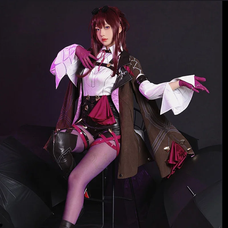 

Game Honkai Star Rail Cosplay Costume Kafka Cosplay Dress Suit Anime Clothing Halloween Carnival Uniforms Custom Made