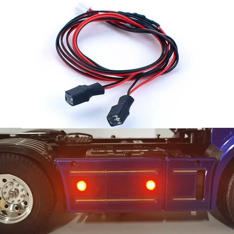 LED 3V Position Lights Decorate Side LED Lamp for 1/14 Tamiya RC Dump Truck SCANIA 770S R620 VOLVO BENZ MAN