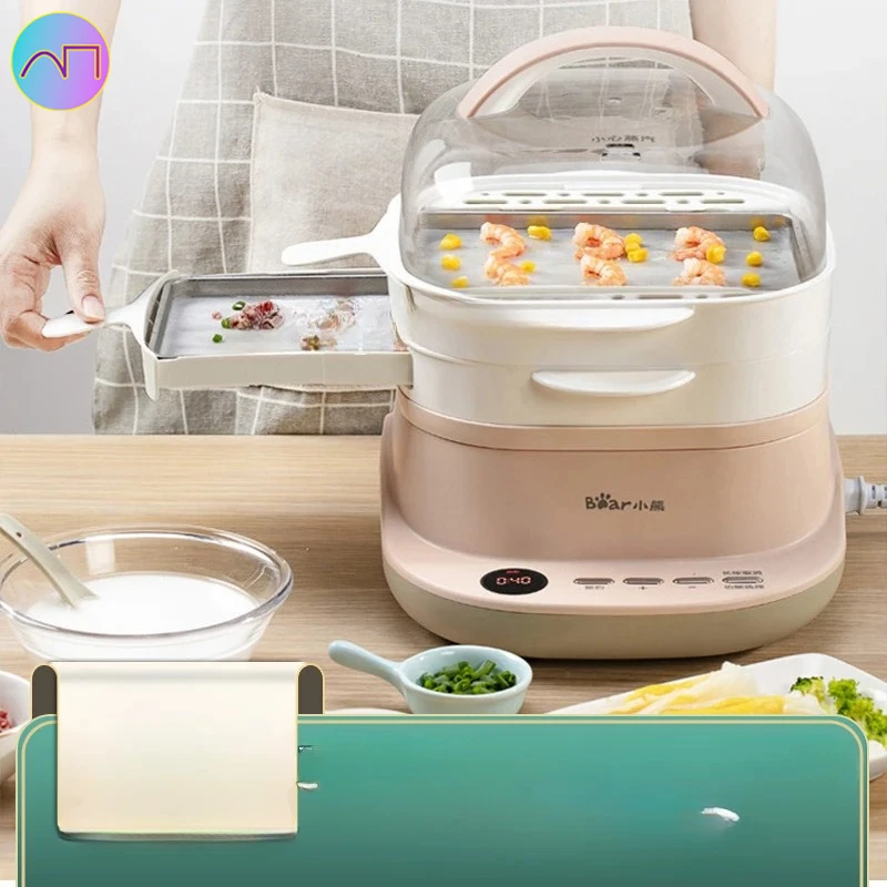 

Household small mini multi-purpose electric steamer, rice noodle steamer, drawer type