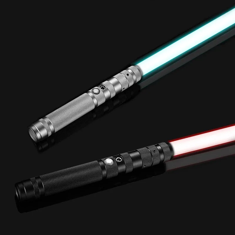 RGB Lightsaber 7 Colors Variable Metal With Hitting Sound Effect FX Duel Lightsaber Metel Handle LED USB Charging Lightsaber Toy