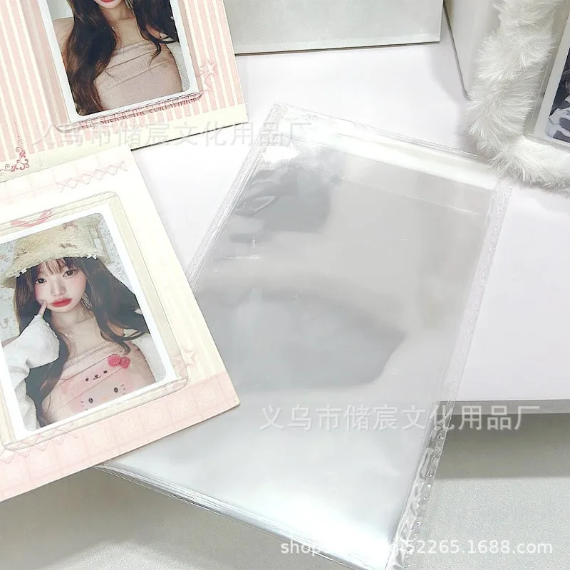 10Pcs Spring Floral Kpop Photo Cards Korean Style 3 Inch Folding Message Board Cute DIY Birthday Party Best Words Invitations