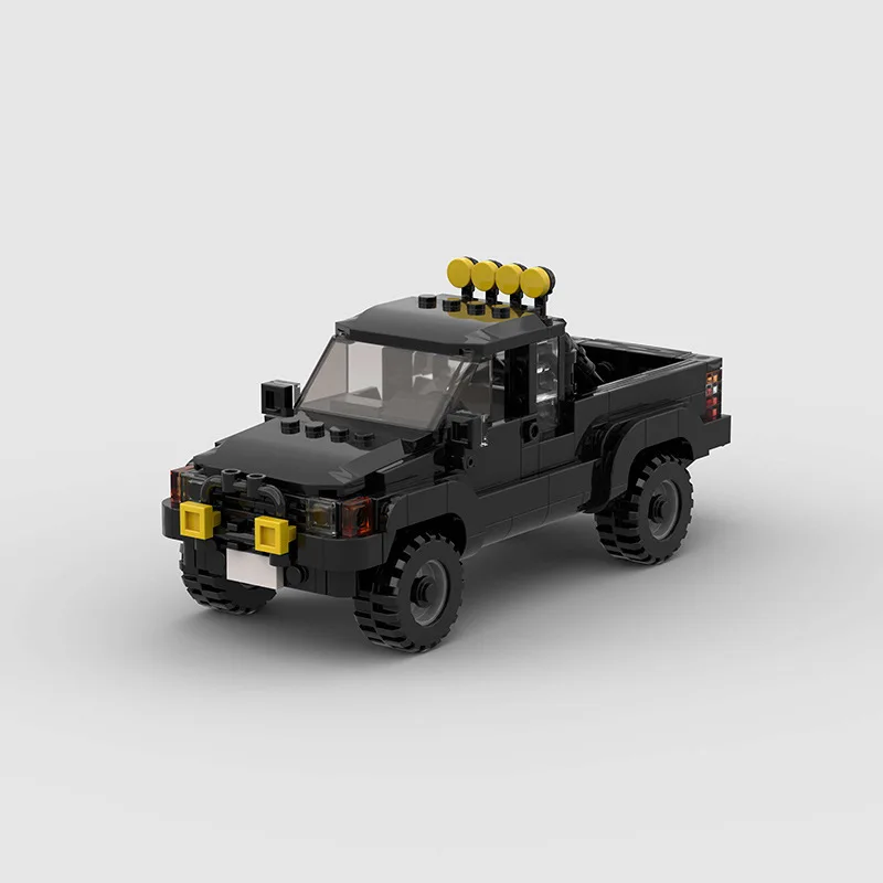 

Пикап «сделай сам», креативная головоломка 4x4, грузовик Hilux, модель пикапа, креативная детская игрушка, подарочная технология, блоки, 8-сетка автомобиля
