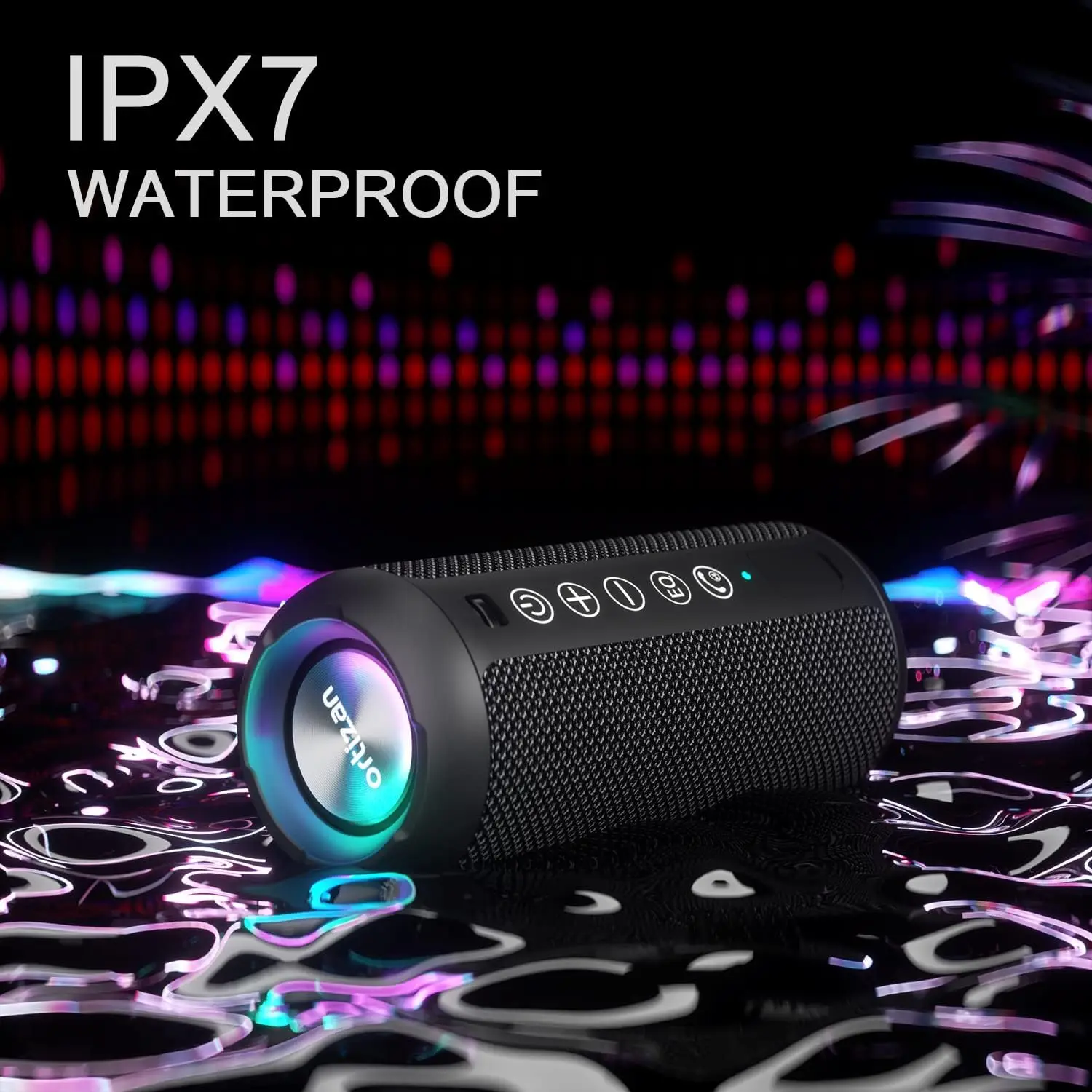 Ortizan Portable Wireless Speaker Bluetooth 5.3 , Powerful Bass