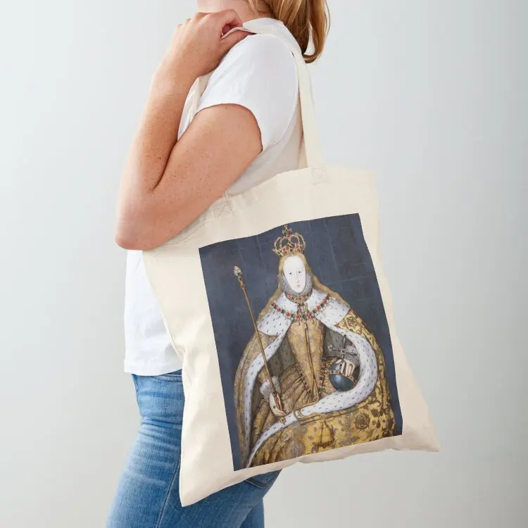 

Elizabeth I Coronation Portrait Tote Bag hand bag ladies Women's bag Big women reusable shopping