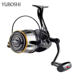 YUBOSHI 8000-14000 Series Distant Fishing Reel 4.7:1 Gear Ratio Saltwater Trout Aluminum Alloy Spool Spinning Wheel