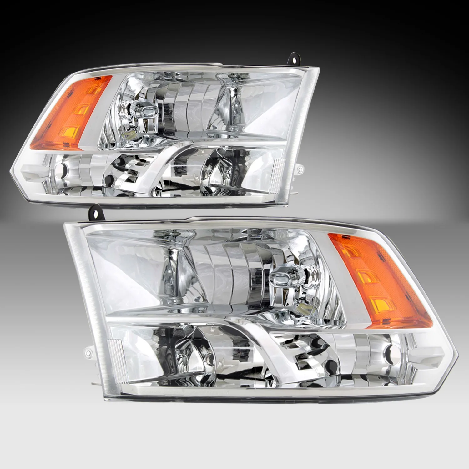 

2pcs Headlights For 2009-2018 Dodge RAM 1500 2500 3500 09-18 Headlamp Assembly