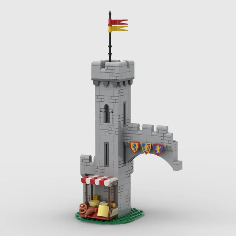 

MOC строительные блоки игрушечный средневековый набор моделей замковой башни для творческой сборки. Отличный подарок для любого любовника.