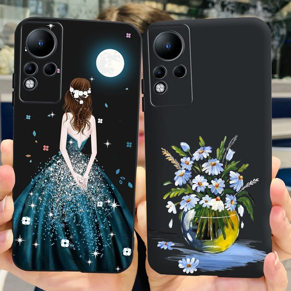For Infinix Note 11 Case X663 X663B Stylish Painted Back Cover 6.7\'\' Shockproof Phone Case For Infinix Note 11 Note11 Soft Shell