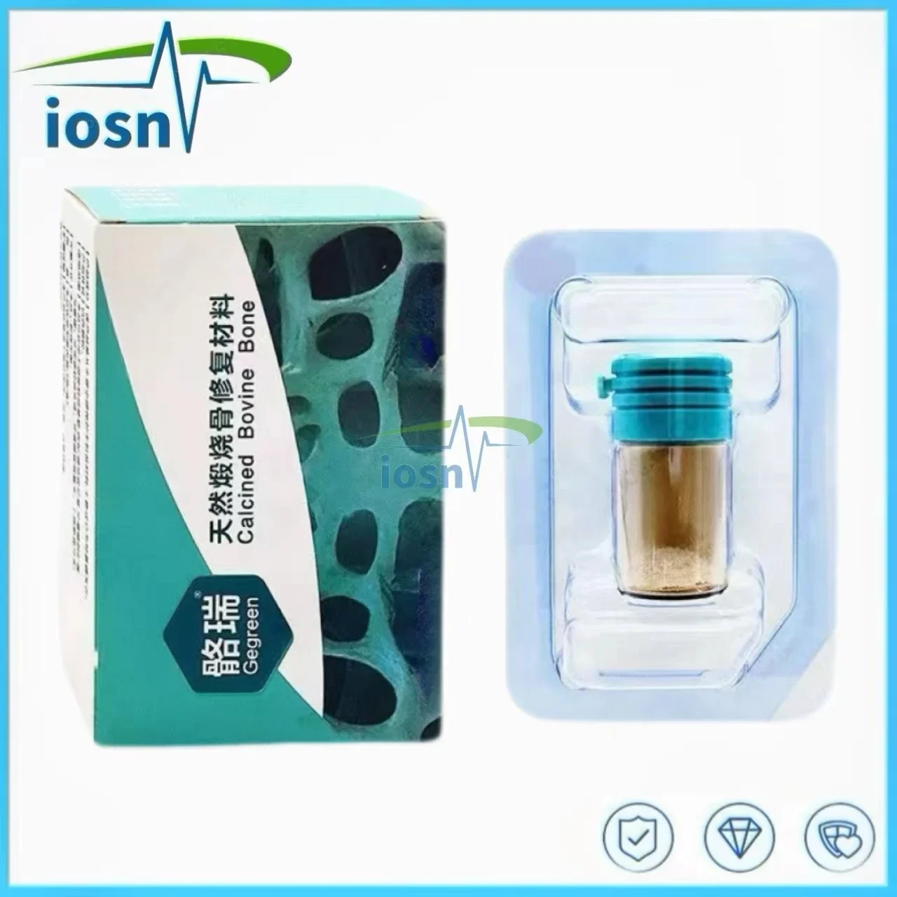 Dental material powder periosteum  implant repair membrane Oral Absorbable Bio-membrane Calcined  Bone oral planting Material