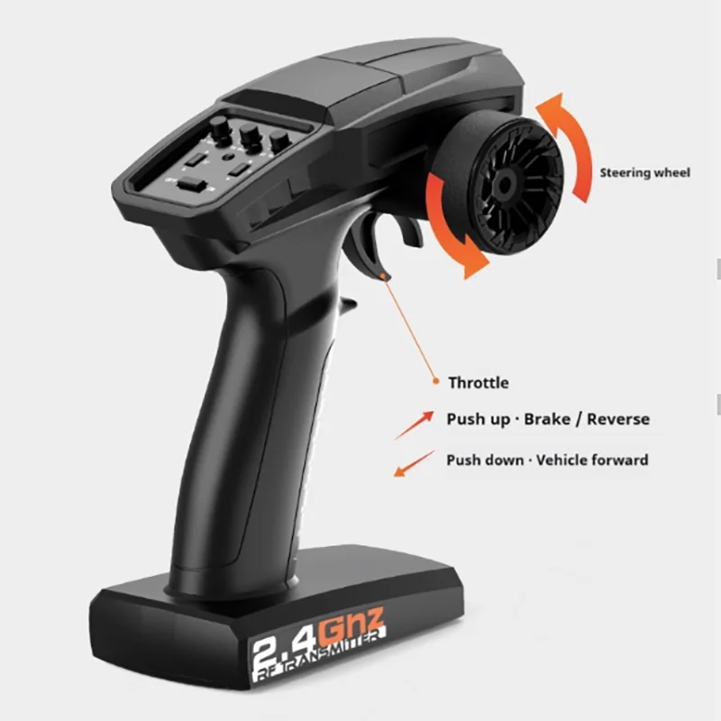 جديد ENOZE RC سيارة 4WD فرش و نحى الكرتون تسلق سيارة 2.4G RC ديناصور شكل على الطرق الوعرة نموذج سيارة لعبة أطفال هدية