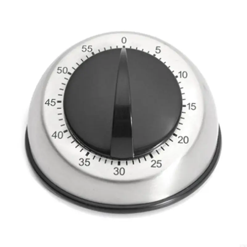 Timer cucina in acciaio inossidabile da 37me Timer meccanico cottura da cucina Strumenti cottura della sveglia