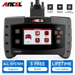 2024 ANCEL FX5000  OBD Tools  All System Car Scanner EPB Reset Oil Reset ABS Bleeding OBD2 Diagnostict Tool Lifetime Free Update