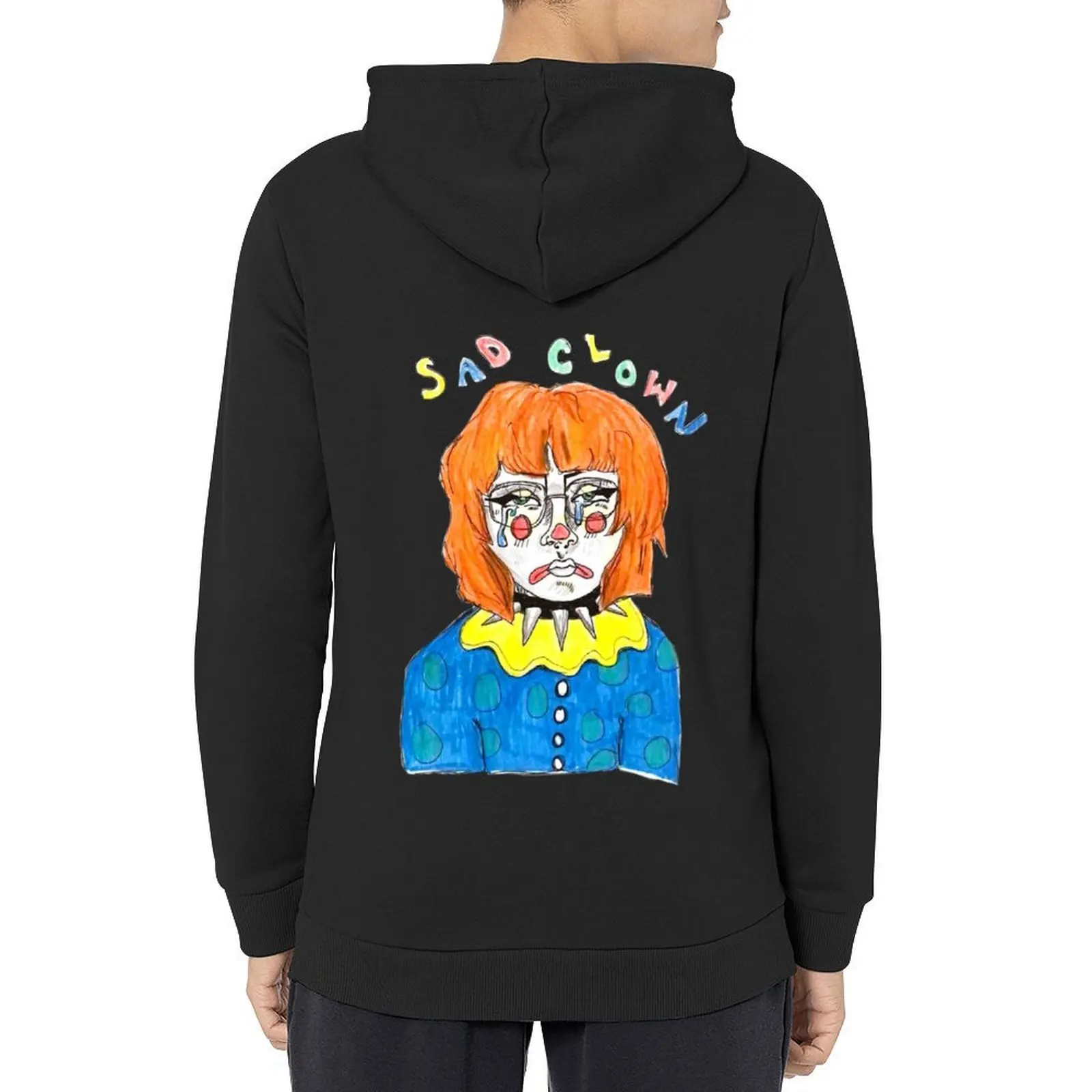 

Sad Clown Hoodie men clothes men's sweat-shirt men clothing clothes for men hoodie