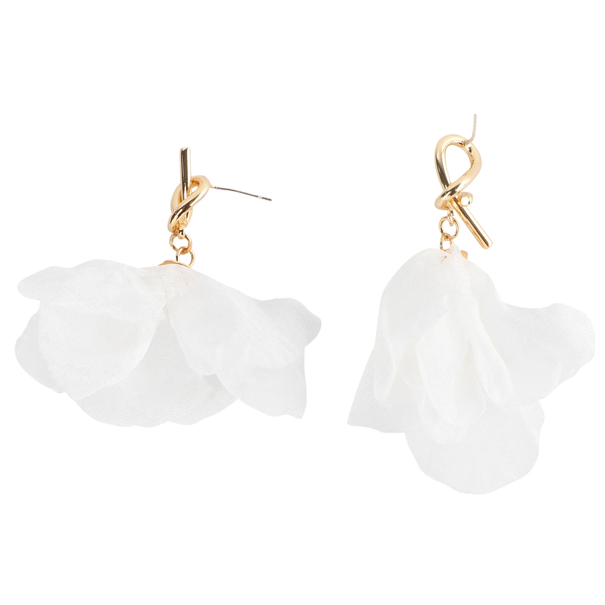 

1Pair Woman Flower Earring Creative Pattern Premium Material Eyecatching Any Occasion Gift Friends Fashionable