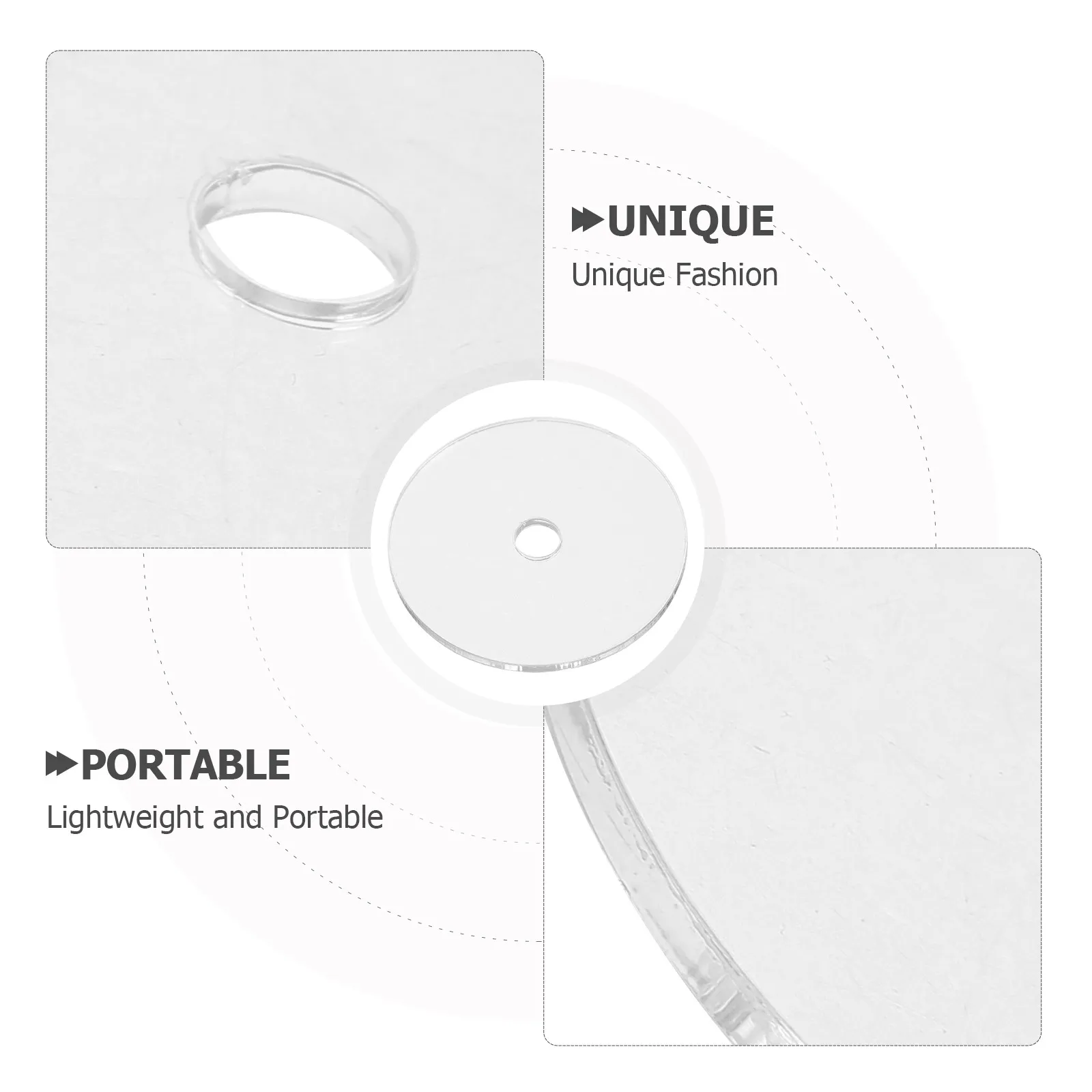 20Pcs Clear Mini Cd Charms Lightweight Retro Record Keyring Mini Album Keychain Pendant for DIY Keychain Supply Bag Charm Cd