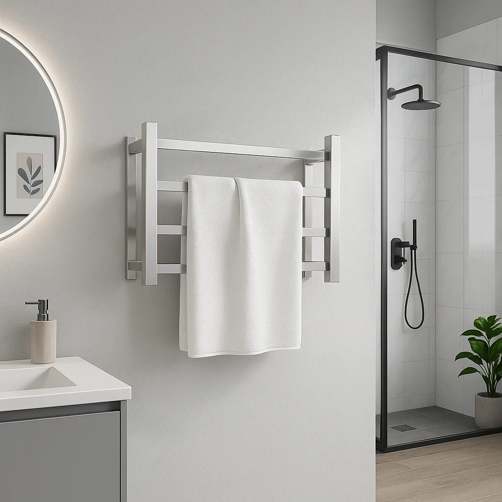 

Новый дизайн, электрическая вешалка для полотенец из нержавеющей стали для массажа