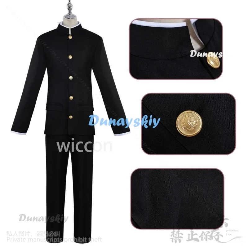 アニメコスプレダンダン衣装高倉健DK制服黒ジャケットロールプレイ衣装ウィッグハロウィンクリスマス女性メナ;2