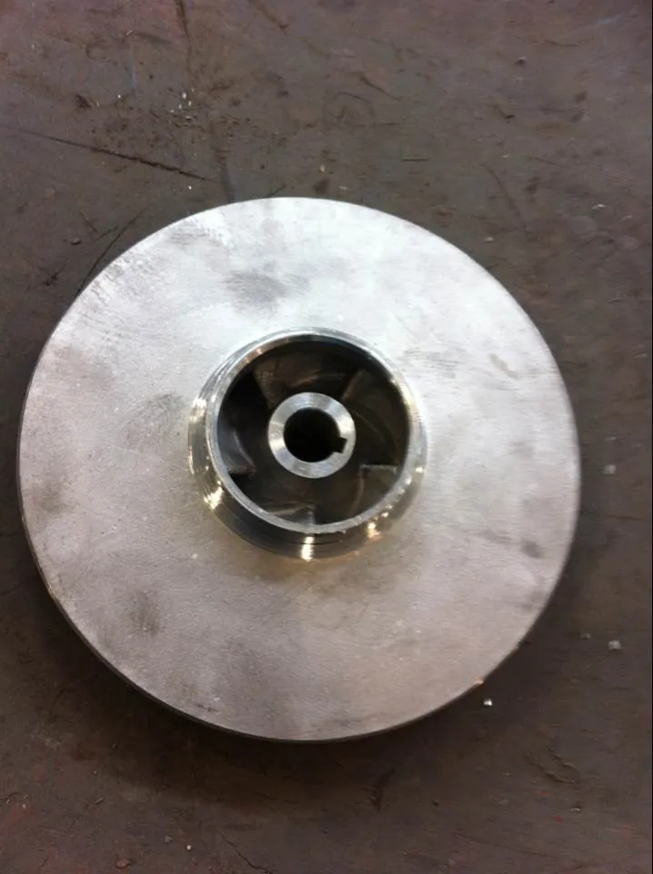 Stainless Steel Impeller for Single Stage Single Suction Closed Type Pump