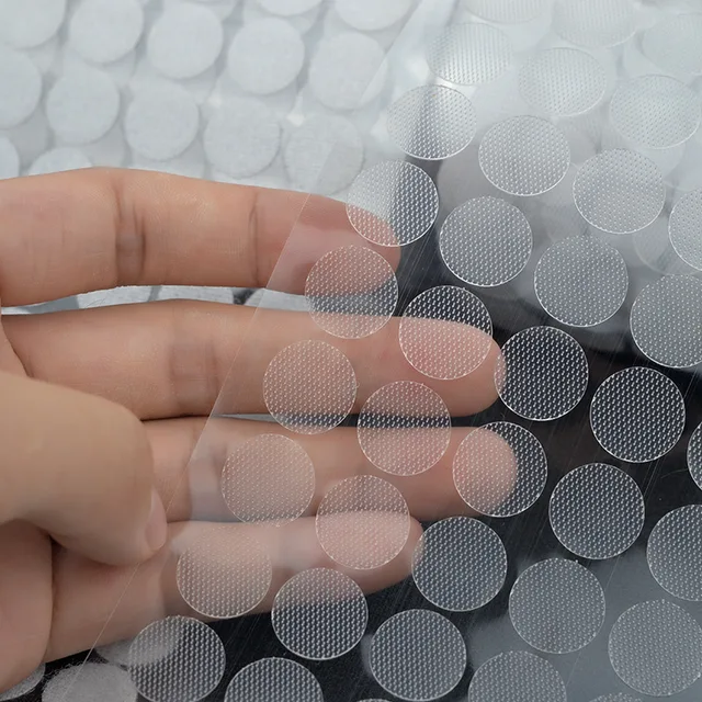 99pairs 10/15/20mm Transparent Sticky Dots Self Adhesive Hook and Loop Fastener Tape Strong Glue Baby Round Coin Tape Sticker 5 99pairs 10/15/20mm Transparent Sticky Dots Self Adhesive Hook and Loop Fastener Tape Strong Glue Baby Round Coin Tape Sticker 5
