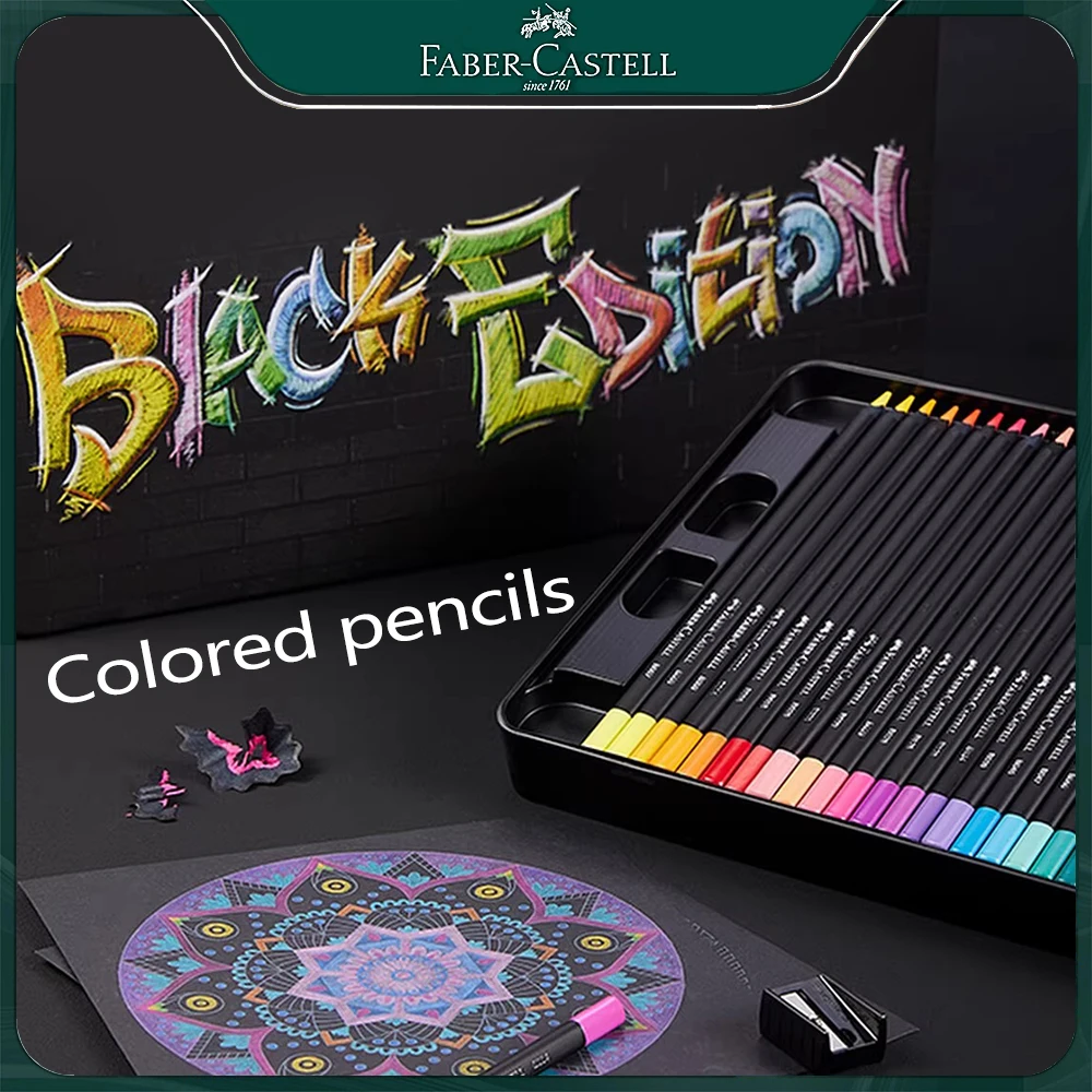 48/72 Colors New FABER－CASTELL Oil Colored Pencil Painting Major for Beginners in Fine Arts Drawing Pencil Set Art Supplies