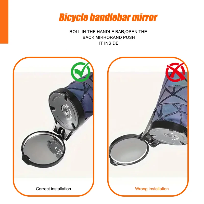 NPY 2026Bicycle Mini Handlebar Rearview Mirror Adjustable Rotate Clear Cycling Convex View Mirrors for MTB Road Bike Accessories - view 5