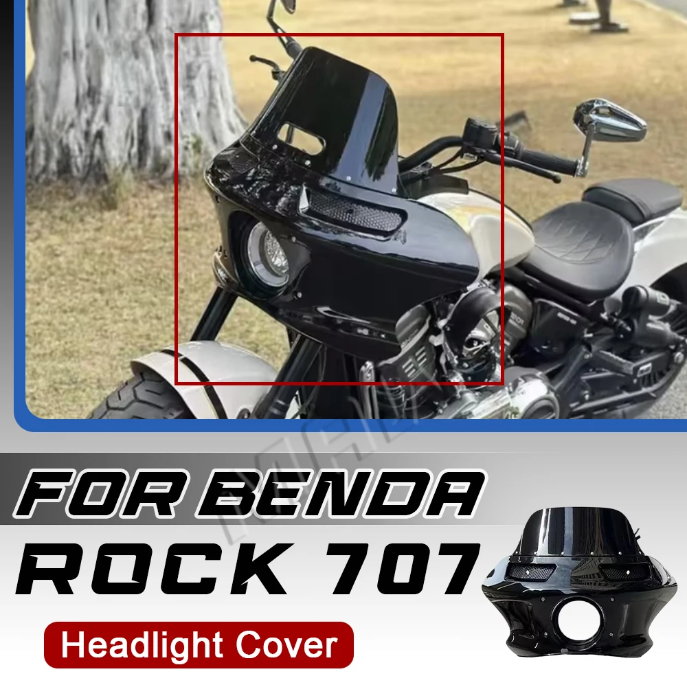 Enlarged Headlight Cowl Windshield for BENDA ROCK 707 Ultra 707 Pro 707 – Front Fairing Wind Deflector Accessories