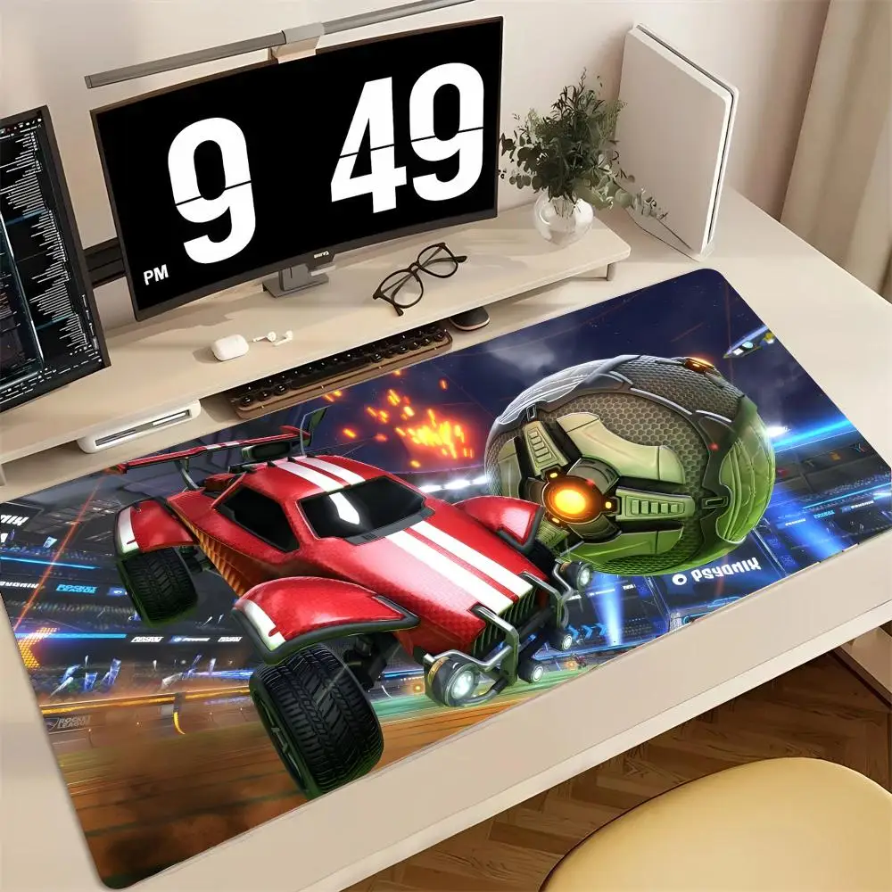 Mouse Pad Grande para Jogos Multiplayer Rocket League, Mousepad com Borda Reforçada, Tapete de Mesa para Teclado de Computador